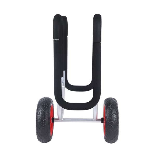 Aluminum Surfboard Cart Paddle Board Rack Storage Shelf with PU Wheel 45*46*66cm